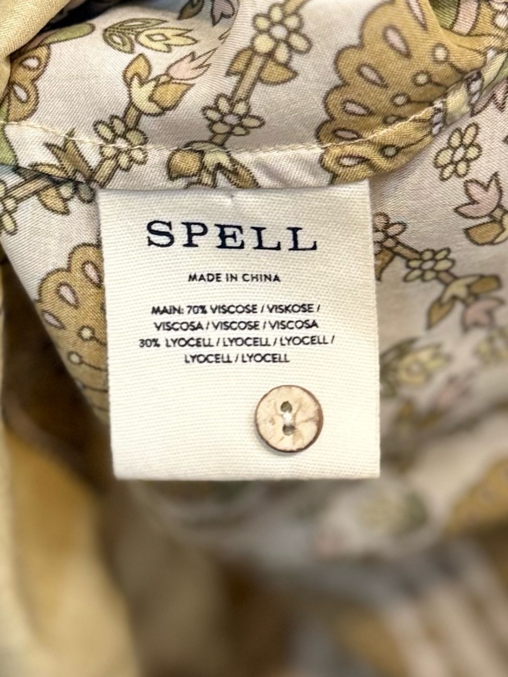 NWT Spell Château Maxi Sundress Champagne XS - Picture 10 of 15